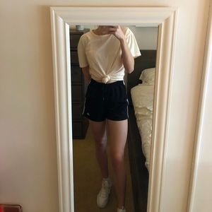 Black adidas shorts
